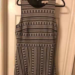 Size 16 loft black and white dress